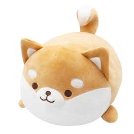 Shiba Inu Plush Pillow Animal Cushion Corgi Plush Cute Plush Doll Soft Toy Toy Doll Cushion Christmas Birthday New Year Gift for Family Plush 19.6 Inches