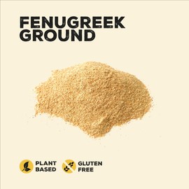 Nature Kitchen Ground Fenugreek 50g - Aromatic Sweet Spice for Curries, Tea & Cooking - Premium Quality Spice in Airtight Stackable Container - Ideal for Kitchens & Spice Lovers