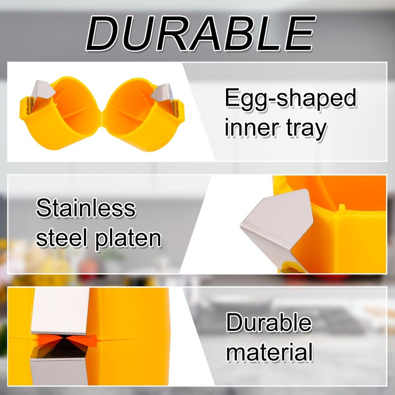Egg Cracking Tool for Raw Eggs, Efficient Egg Shell Opener