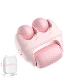 Ice Roller for Face and Eyes, Women Ice Face Roller Reduces Puffiness Relieves Migraines Massager 2 in 1, Facial Rollers, Skin Care Tools, Self Care Gifts for Men Women (Pink)