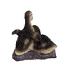 Vivid Arts Realistic Baby Ducklings on Log | Resin Home