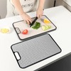 Titanium Cutting Board Double-Sided, Diamond-Patterned Meat & Vegetable Chopping Board