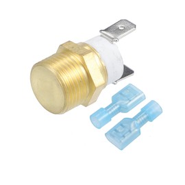 X AUTOHAUX Universal Automotive Radiator Engine Cooling Fan Temperature Thermo Sensor Switch 3/8'' NPT 165-180 Degrees on 144 Degrees Off