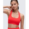 CRZ YOGA Womens Butterluxe Halter Sports Bras - Scoop Neck