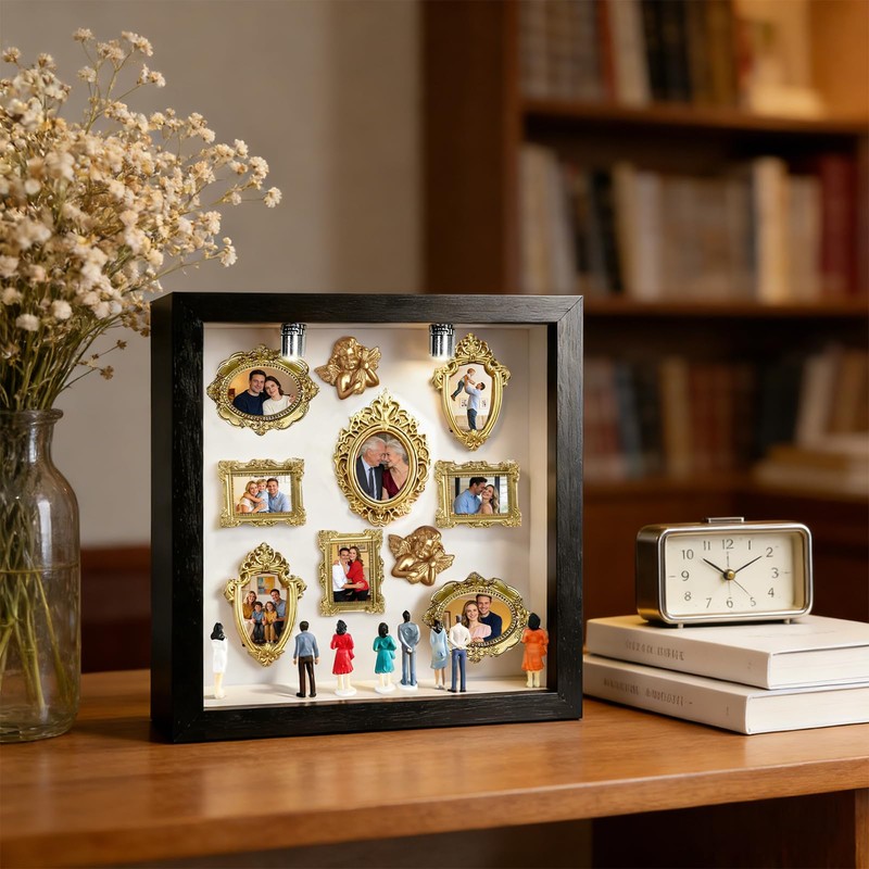 DIY Mini Museum Silhouette Box, Shadow Box Frame Kit with