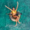 Poolcandy Inflatable 40" inch Animal Pool Tubes & Swim Rings