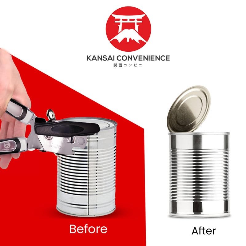 Kansai Convenience 3 in 1 Manual Tin Opener Can Opener