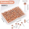 Shpucise 400Pcs World Map Push Pins Round Drawing Pins, Travel