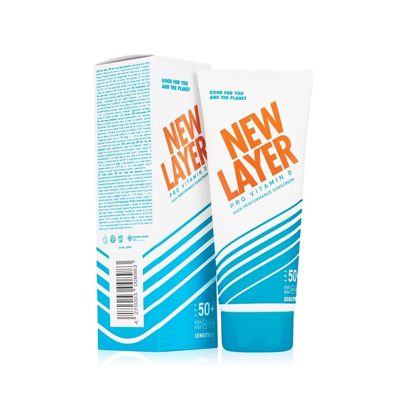 NEW LAYER Sensitive Sun Cream SPF 50+ Pro Vitamin D