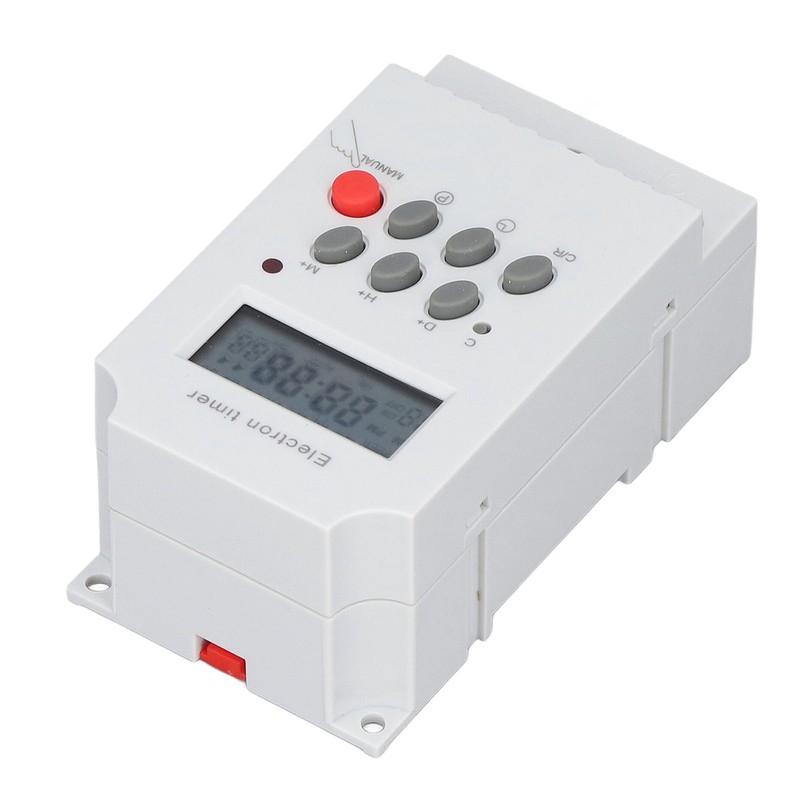 Electronic Timer Switch DIN Rail LCD Microcomputer Electron Intelligent Controller