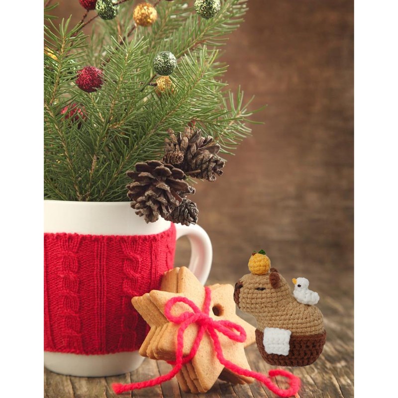 AYNKH Beginner Crochet Kit - Capybara Crochet Kit Starters Crocheting,