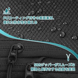 Samfolk Travel Compression Bag, Travel Pouch, Travel Compression Bag, Set of 8, Compression Pouch, Packing Pouch, Clothes Sorting, Travel, Business Trip, Convenient Goods, Large Capacity, Waterproof