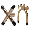 2 Pieces Non-Slip Billiard Snooker Pool Cue Stick Bridge Head
