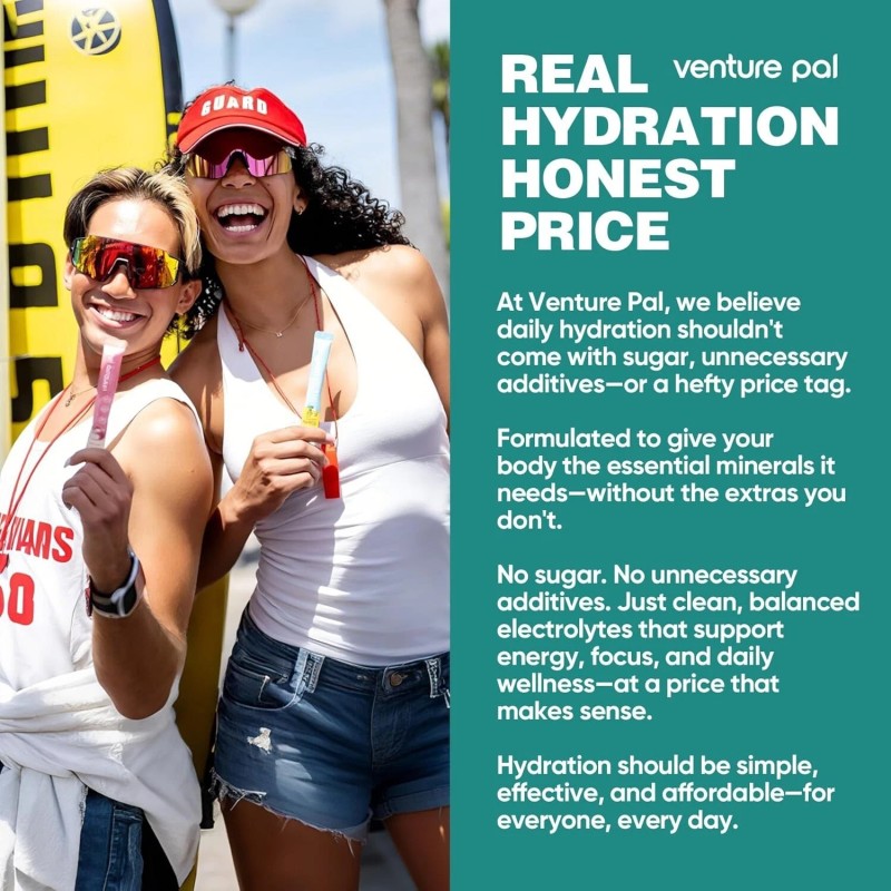 Venture Pal Sugar Free Electrolyte Powder Packets - Liquid Daily