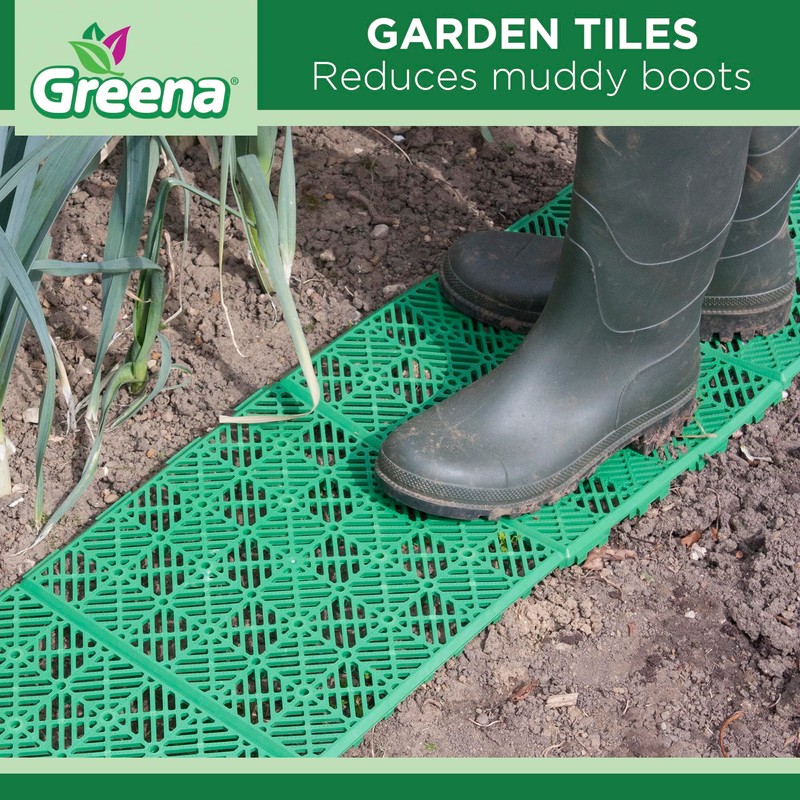 Greena® Garden Tiles - 5 Pack - Creates a path