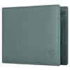VON HEESEN Men's Leather Wallet with RFID Protection - Genuine