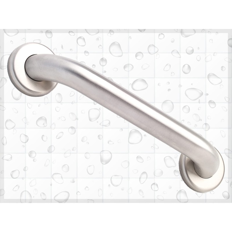 2-Pack Bathroom Safety 36" Grab Bars - 1.5" Dia. ADA