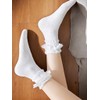 Will Like 2 Pairs of Women's Socks with Ruffles, Women's