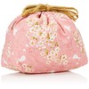 Hakoya 33616 Sakura Rabbit Drawstring Bag, Pink, Size (W x