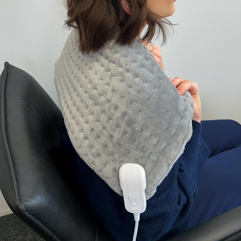 Well Being Electric Heat Pad Variable Temperature Microfibre Plush Therapy