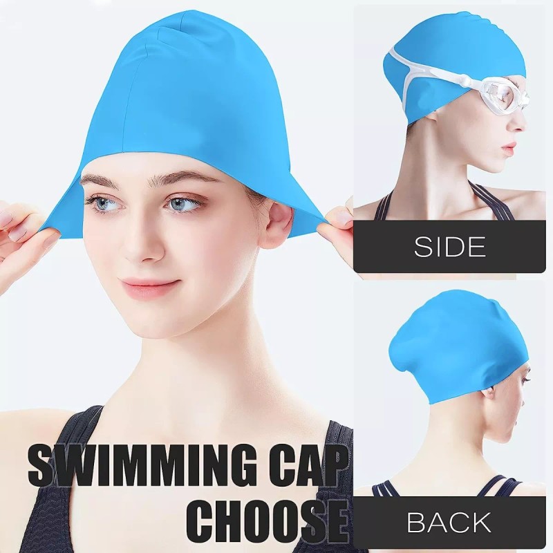 StarFly Gorro De Natación Silicona Elástico Duradero Unisex + Gafas