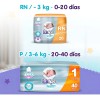 Pañales Talla 1 Recién Nacido 40 Pzas Sensitive Bbtips