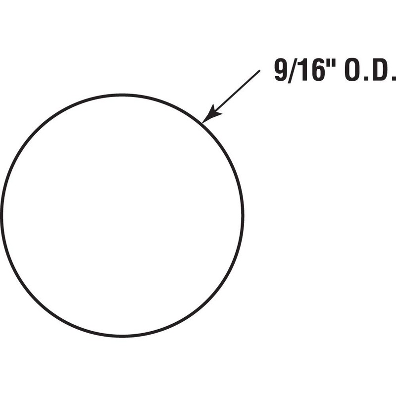 Prime-Line KD 16080 White Screw Hole Covers, Self-Adhesive, Textured, Plastic