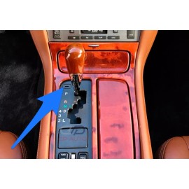 LEXUS 02 - 05 LEXUS SC430 SHIFTER LOCK RELEASE BUTTON COVER TRIM CAP GRAY OEM NEW