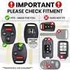 USA-Made for Honda Key Fob Shell | Crack-Resistant & Durable