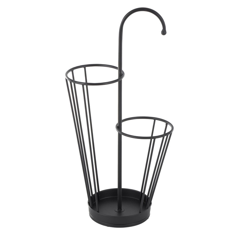 Deco 79 Metal Umbrella Stand 2 Section with Umbrella Shaped