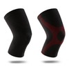 Elastic and Soft Sports Knee Brace URD-202 Red/L 3ea