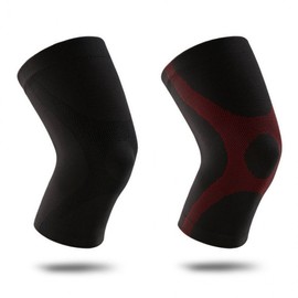 Elastic and Soft Sports Knee Brace URD-202 Red/L 3ea