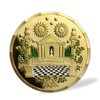 Masonic Challenge Coin Grand Master Hiram Abiff Widow’s Son Freemason