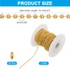 PATIKIL 10m/32.8ft Beaded Ball Chain, 2mm Stainless Steel Pull Chain