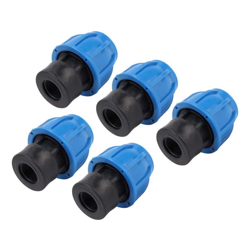 5PCS Plumbing Fittings Water Pipe Quick Connector Coupling Kit Female