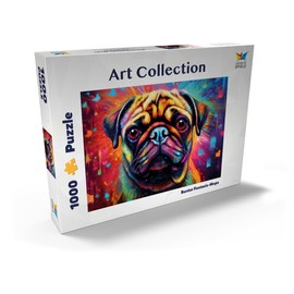 MyPuzzle Colourful Fantasy Pug - Premium 1000 Piece Puzzle - MyPuzzle Special Collection by Starnberger Spiele