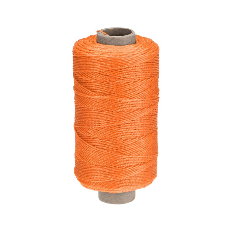 sourcing map Twisted Mason Line Nylon Twine String Cord Orange