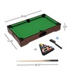 Mini Pool Table - 20-Inch Portable Tabletop Billiards Game with