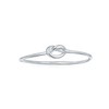 Modern Dainty Delicate Stackable Thin Band Love Knot 925 Sterling