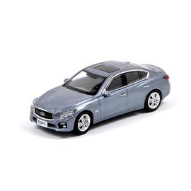 1:64 Scale Infiniti Q50S Blue Diecast Miniature Model Car