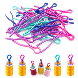 Pack of 100 Bobbin Buddies Sewing Machine Accessories for Holding Spool Thread Tails Under Control Holder for Thread Spools
