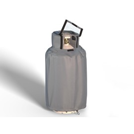 40 lb Propane Tank Cover， With 600D Waterproof, Dustproof, and Greaseproof Oxford Cloth, Top Opening for Easy Valve Opening and Closing, For 40 lb Propane Tank, Gray