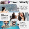 Siomlana Transparent PVC Makeup Pouch, Toiletry Pouch, Large Capacity, Waterproof,