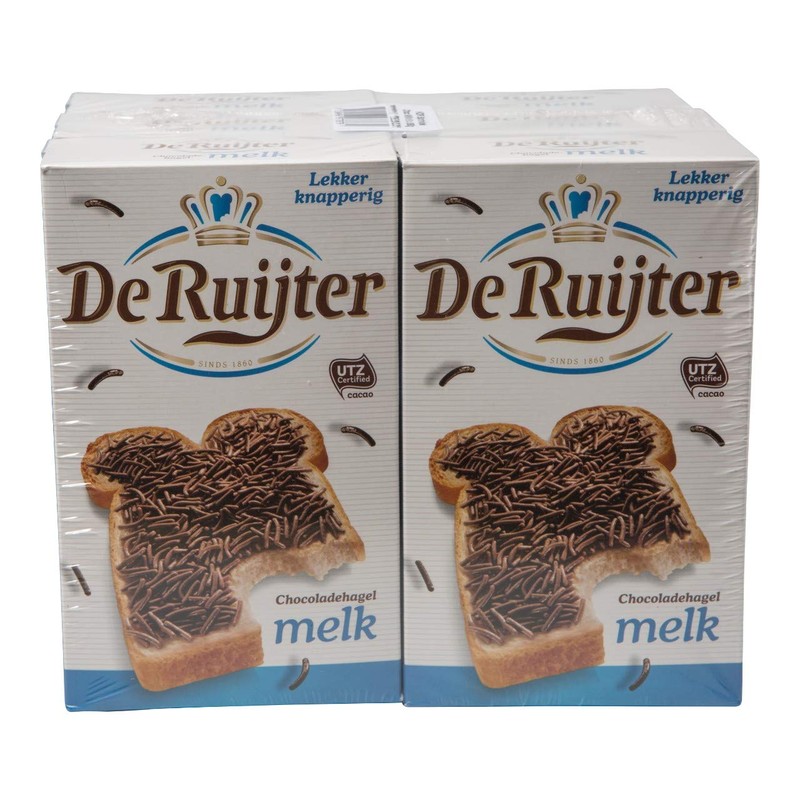 De Ruijter Milk Sprinkles - 6 Packs x 380 g