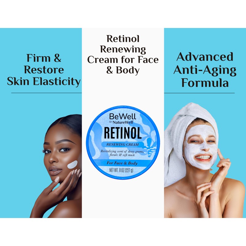 Retinol Renewing Cream for Face & Body 8oz – Advanced