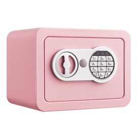 Marcree 0.23 Cubic Small Safe Box for Home, Mini Digital Safes for Kids