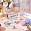 UNICRAFTALE Pack of 5 "Reserved" Sign Made of Stainless Steel