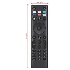 XRT140 Replace Remote Control fit for VIZIO D Series LED Smart TV D40f-J09 D43f-J04 D32f4-J01 D32f-J04 D32h-J09 D24f4-J01 D24h-J09 D24f-J09 VHD24M-0809 VHD24M-0810 VHD32M-0807 VHD32M-0810 (V3)