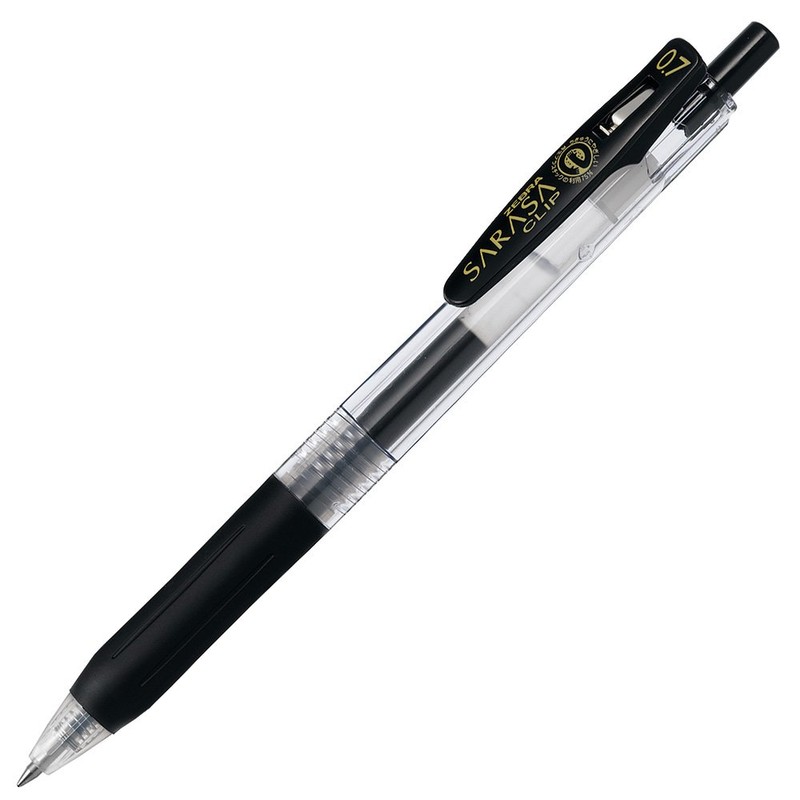 Zebra Gel Ballpoint Pen Sarasa Clip 0.7 Black 5 Pack