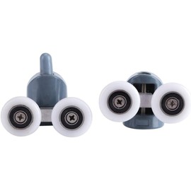 Rodillos para Puerta de Ducha 25 Mm Juego de 8 Piezas Ruedas Corredores